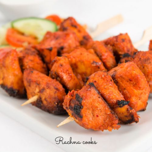 Chicken Tikka Recipe Oven and Air Fryer - Rachna cooks