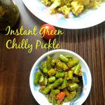 instant green chilli pickle