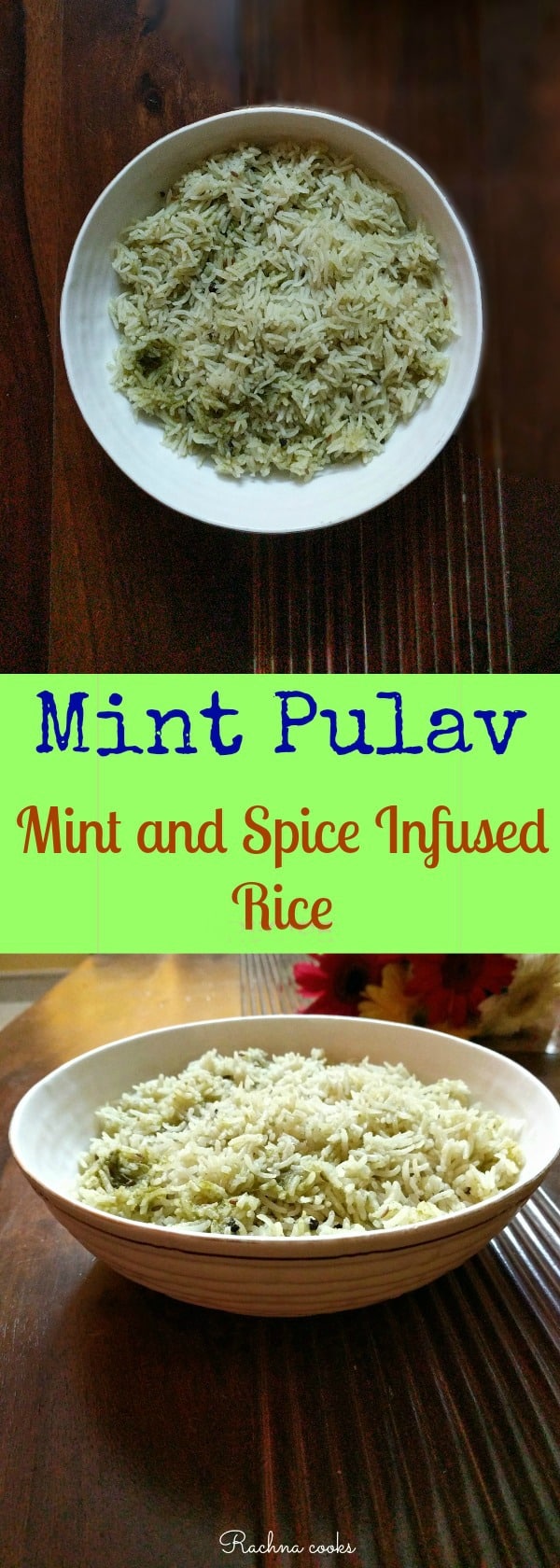 mint pulav mint rice