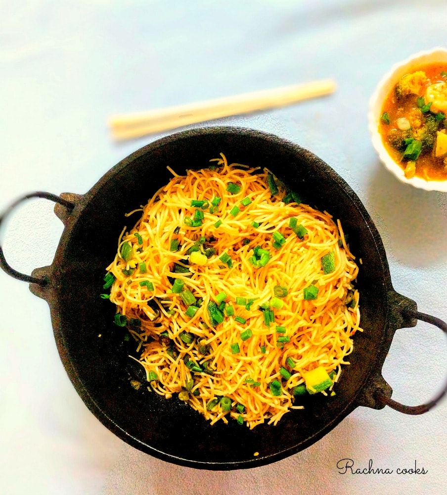 veg hakka noodles 