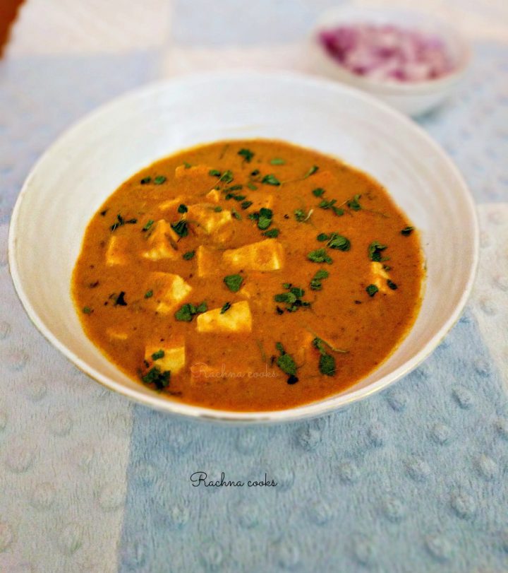 Paneer Makhani Restaurant Style | Cottage Cheese in a Buttery Gravy ...