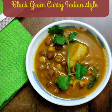 black chana curry