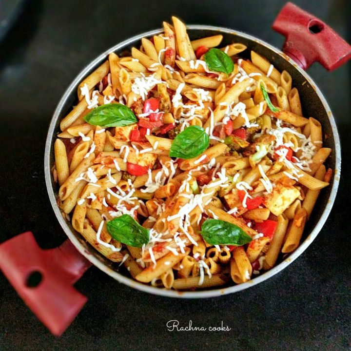 Healthy Red Sauce Pasta Recipe | Pasta in Marinara Sauce - Rachna cooks