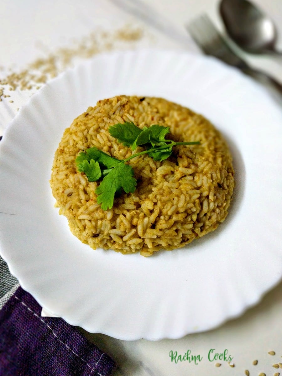 Til ki Khichdi Recipe | Sesame Khichdi - Rachna cooks