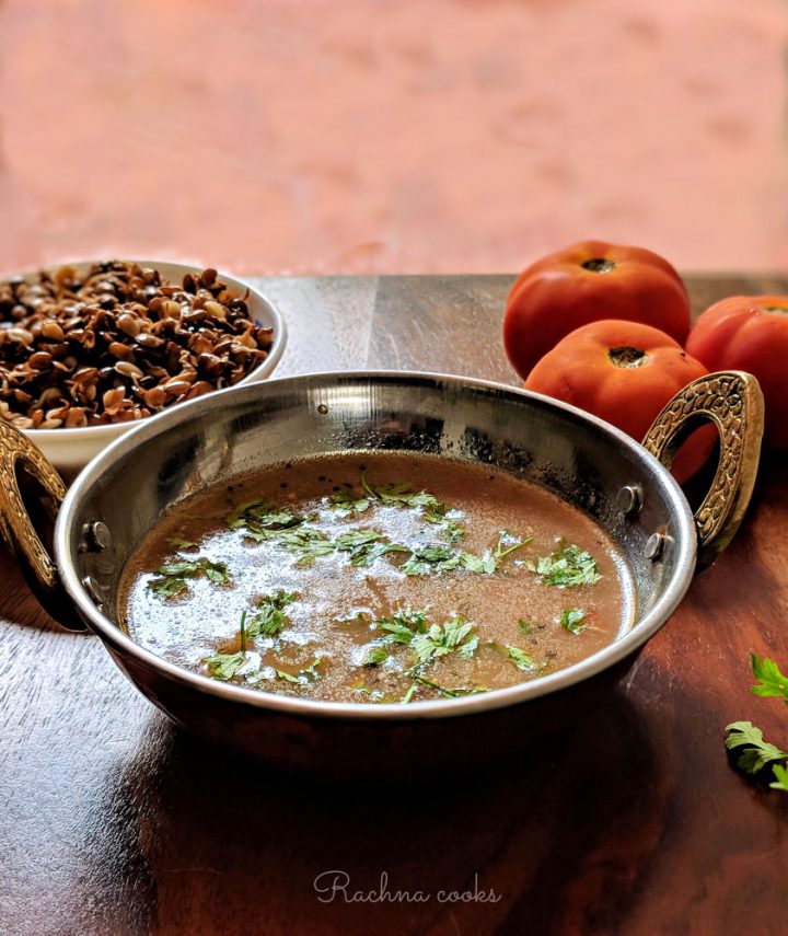 Chol Rasm Horsegram Rasam | Kollu Rasam | Ulava Charu Recipe - Rachna cooks