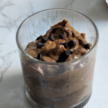 avocado banana chocolate pudding