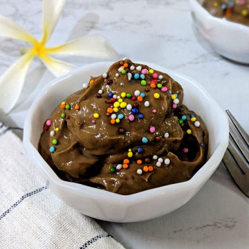 avocado chocolate mousse