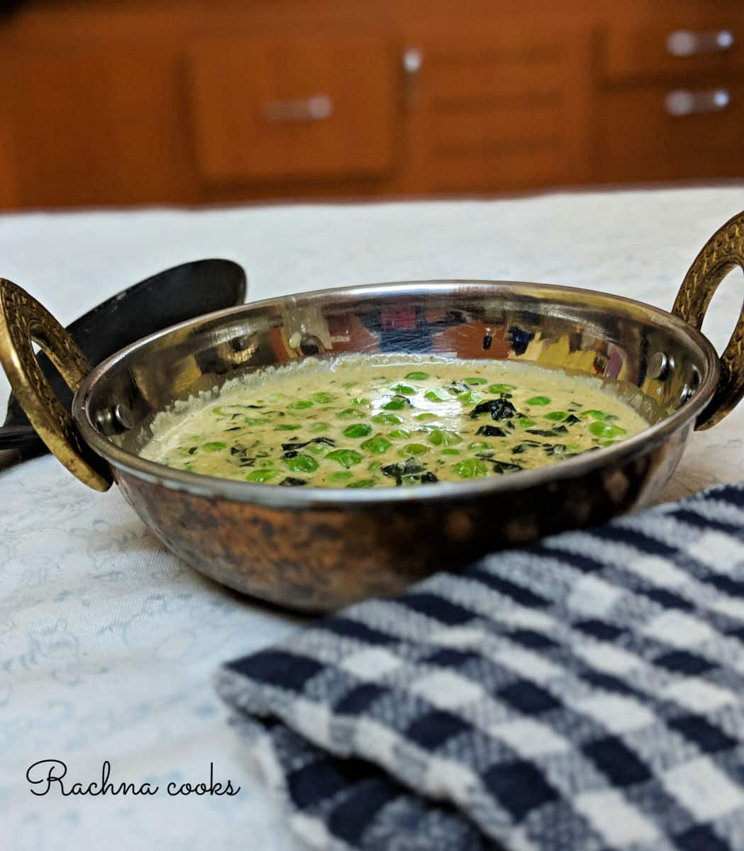 methi malai matar