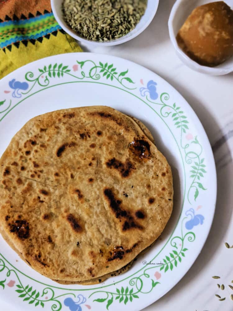 til aur gur ka paratha