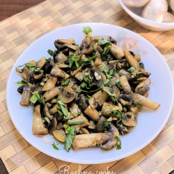 mushroom stir fry