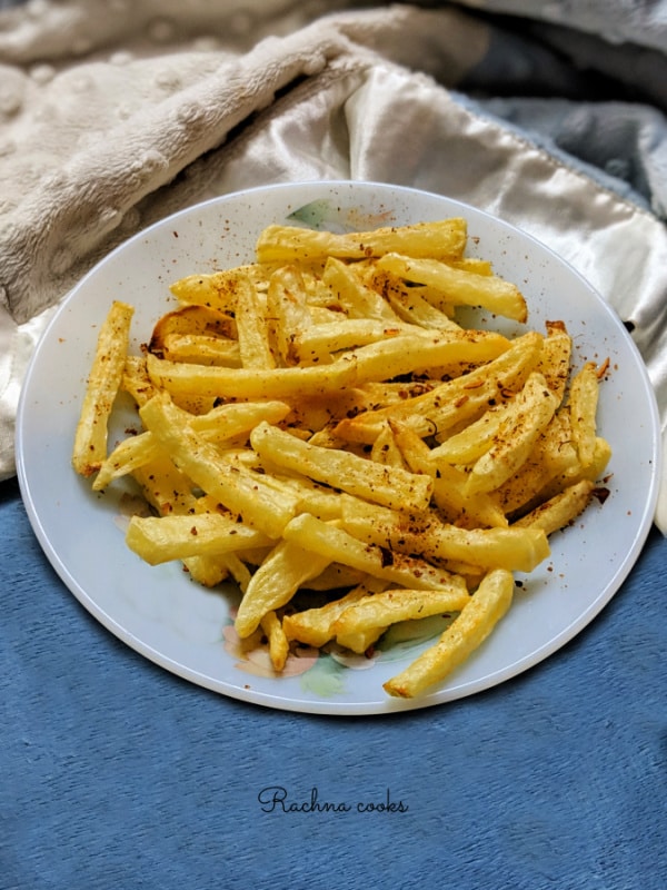 Air Fryer French Fries How To Make Homemade French Fries Rachna Cooks