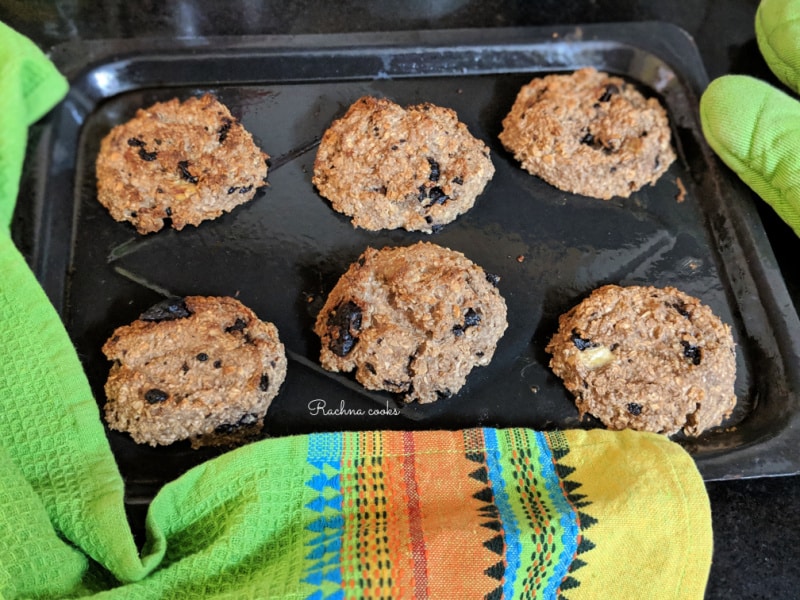 banana oatmeal cookies