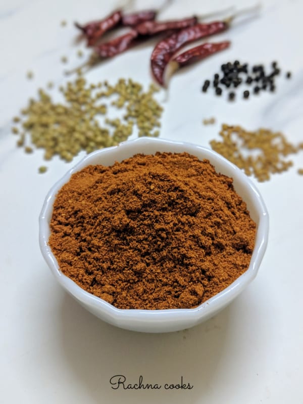 rasam powder recipe