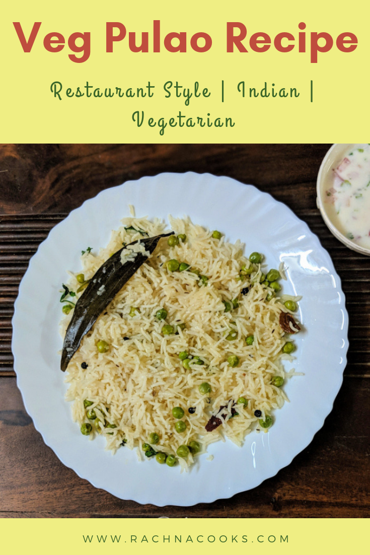 veg pulao recipe