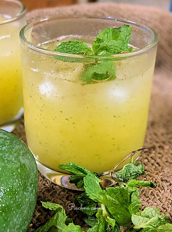 Aam Panna Recipe | Raw Mango Cooler Recipe - Rachna cooks