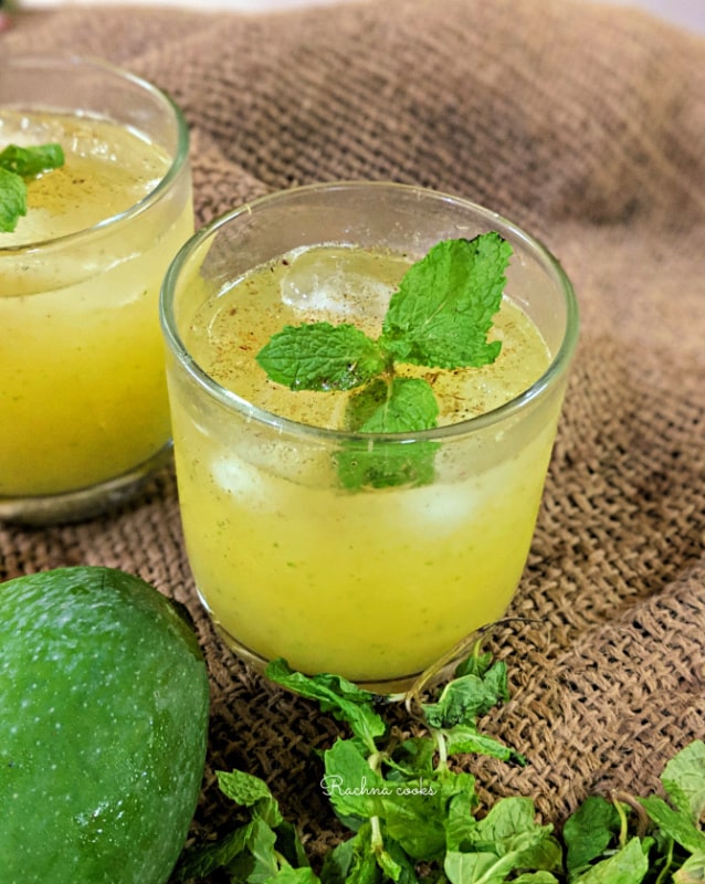 Aam Panna Recipe | Raw Mango Cooler Recipe - Rachna cooks