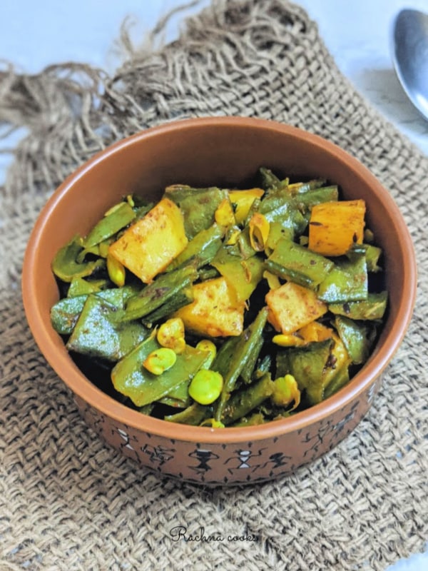 sem ki sabji recipe