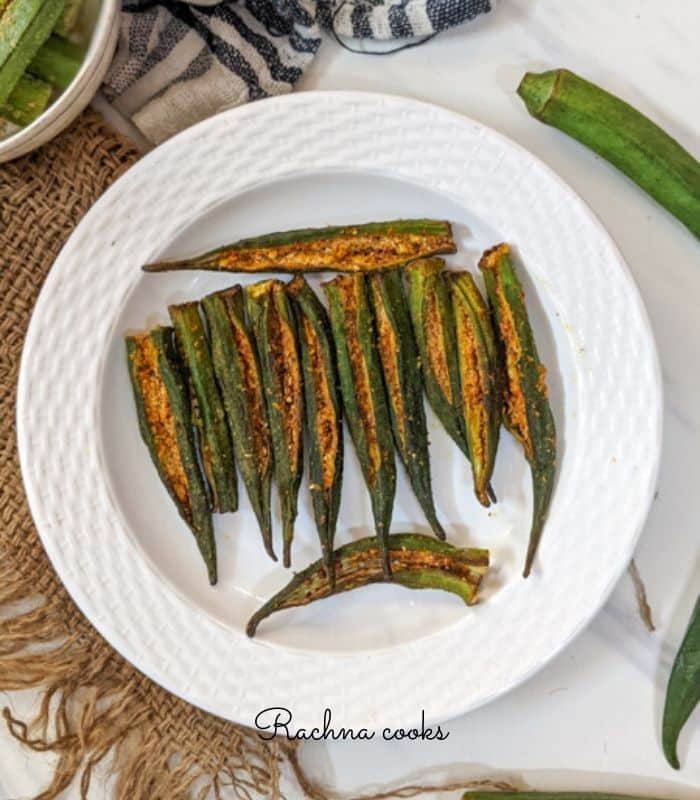 air fryer bharwan bhindi