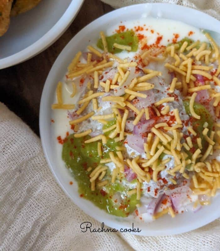 aloo tikki chaat air fryer