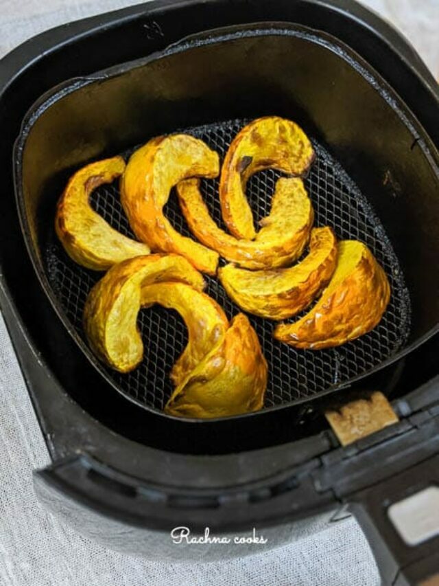 Air fried  Pumpkin