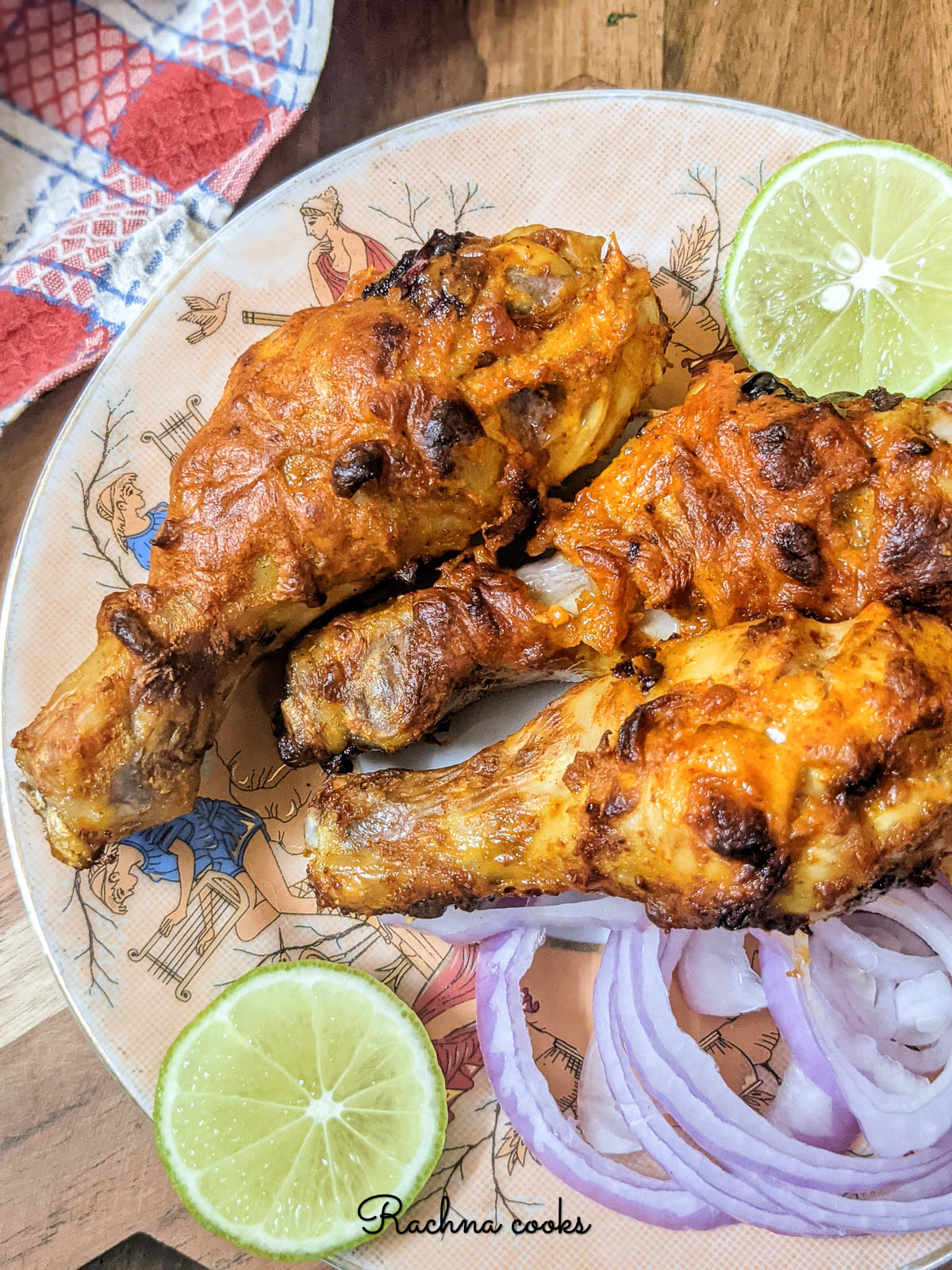 Air fryer Tandoori Chicken (Step-by-step Recipe) - Rachna cooks