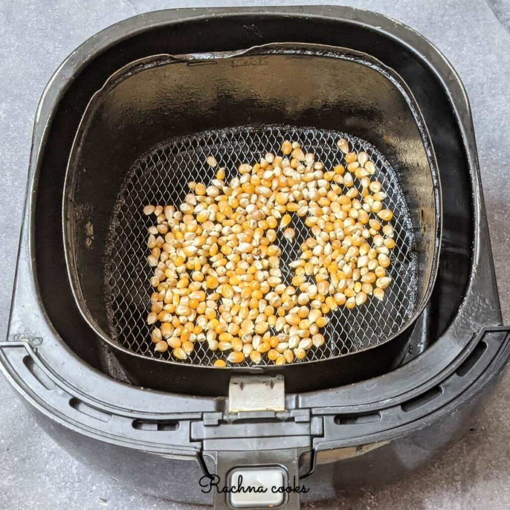 How to make shop popcorn in air fryer