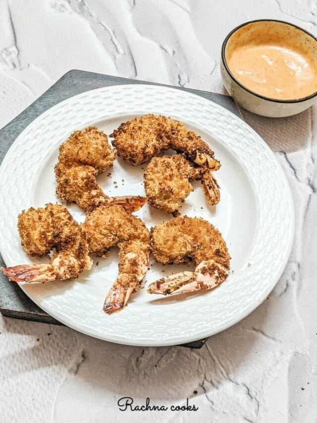 Crunchy Air fryer Tempura Shrimp