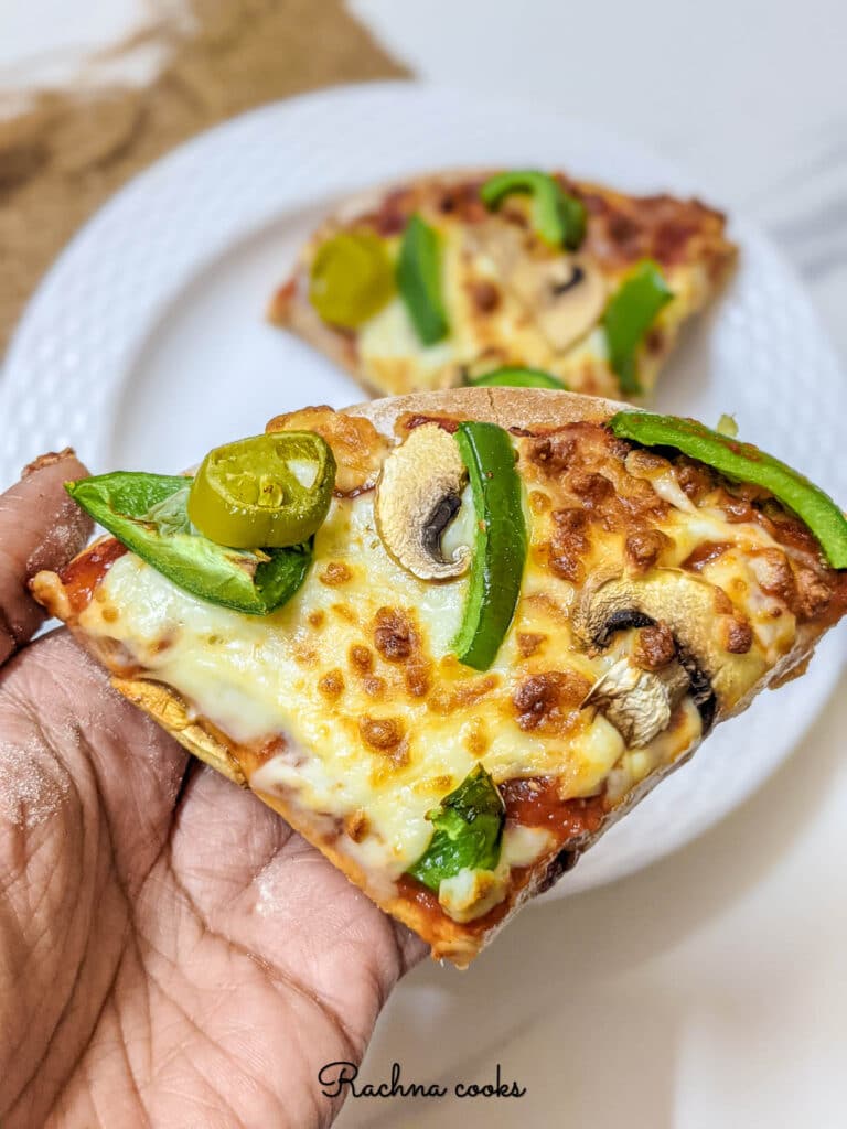 Air fryer Pizza - Rachna cooks