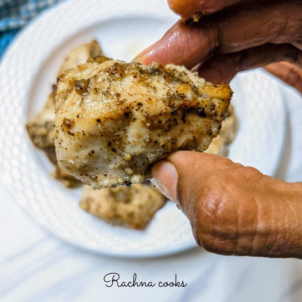 Air Fryer Lemon Pepper Chicken Rachna Cooks