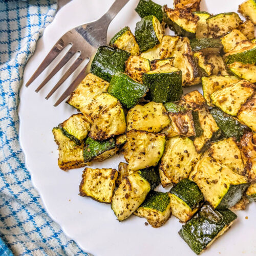 Air fryer Zucchini No Breading - Rachna cooks