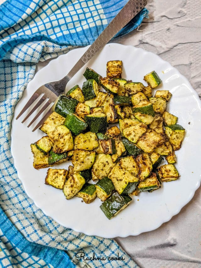 Air fryer Zucchini