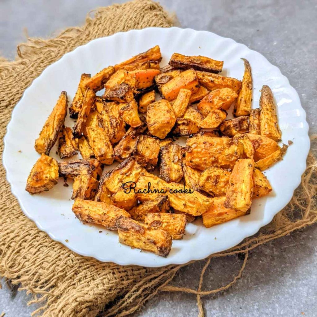 Air fryer Carrots - Rachna cooks