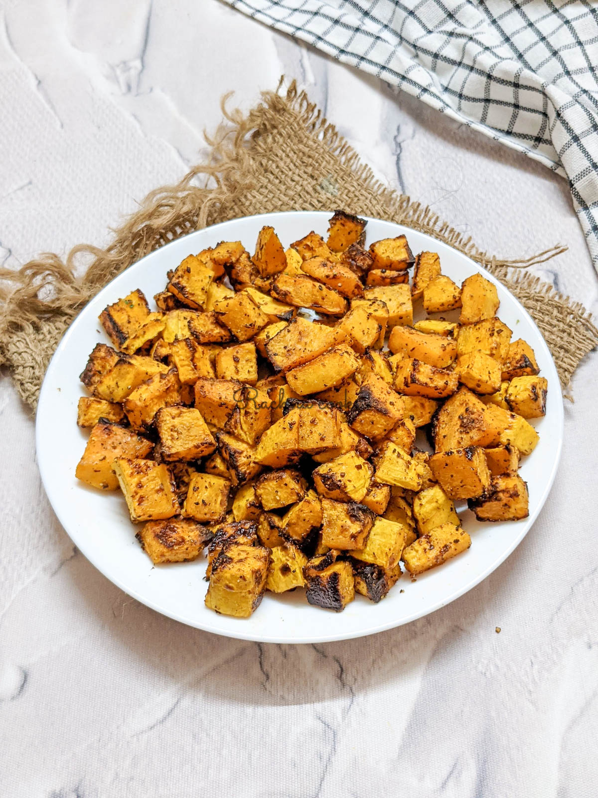 Air Fryer Butternut Squash (+ roasted method) - Elavegan