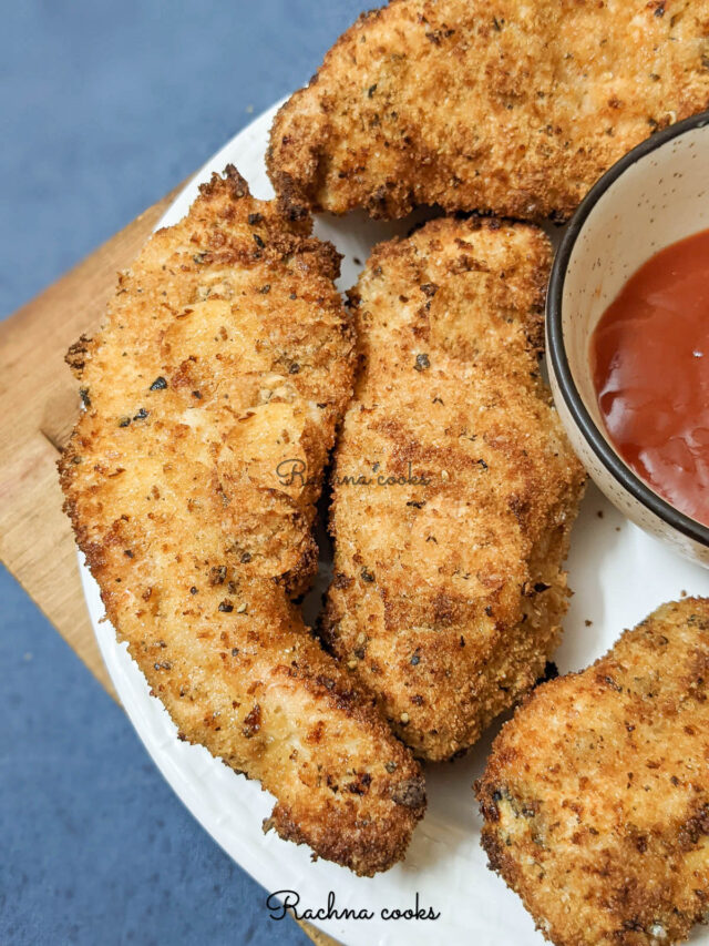 Healthy Air fryer Chicken Tenders - Rachna cooks