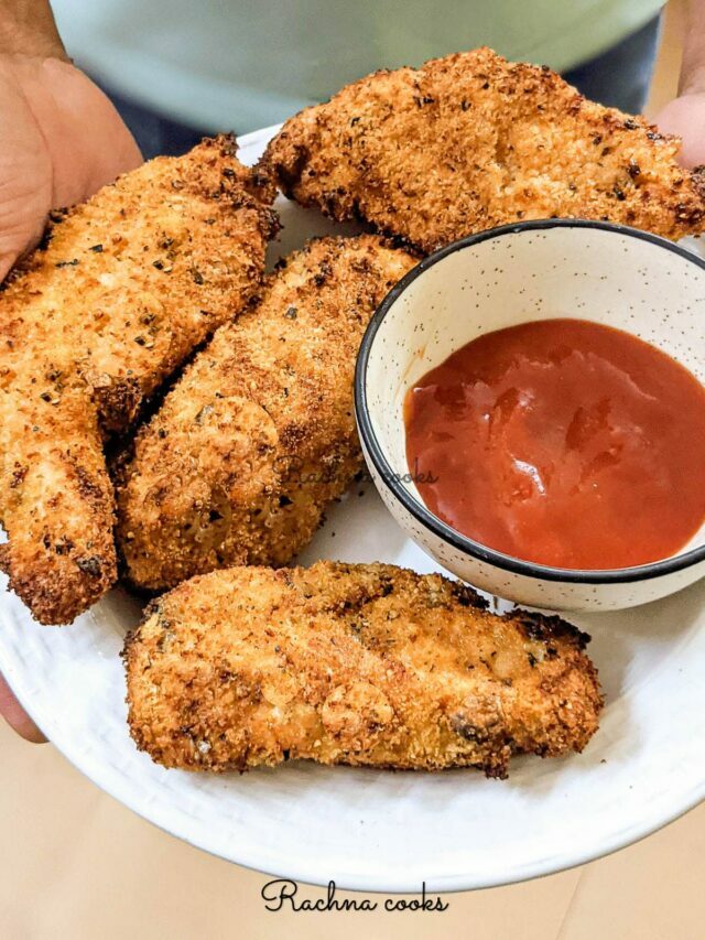 Air fryer Breaded Chicken Breast