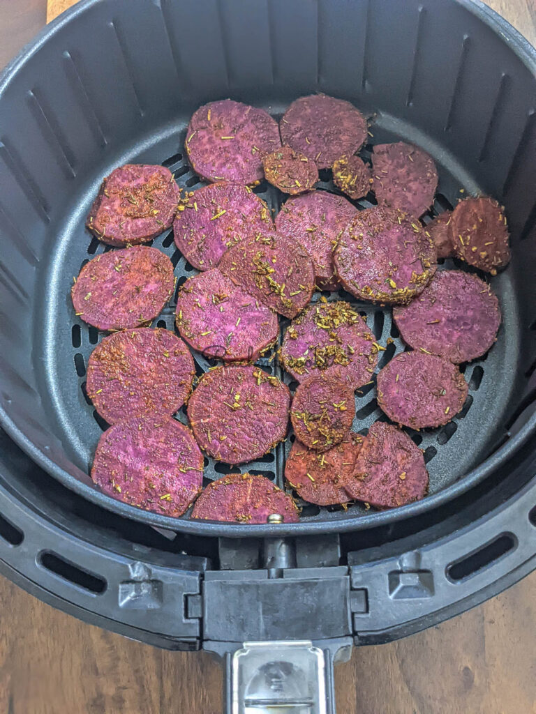 Air fryer Sweet Potato Slices Rachna cooks