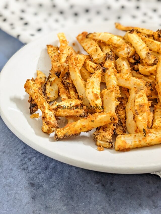 Turnip Fries In Air Fryer Rachna Cooks