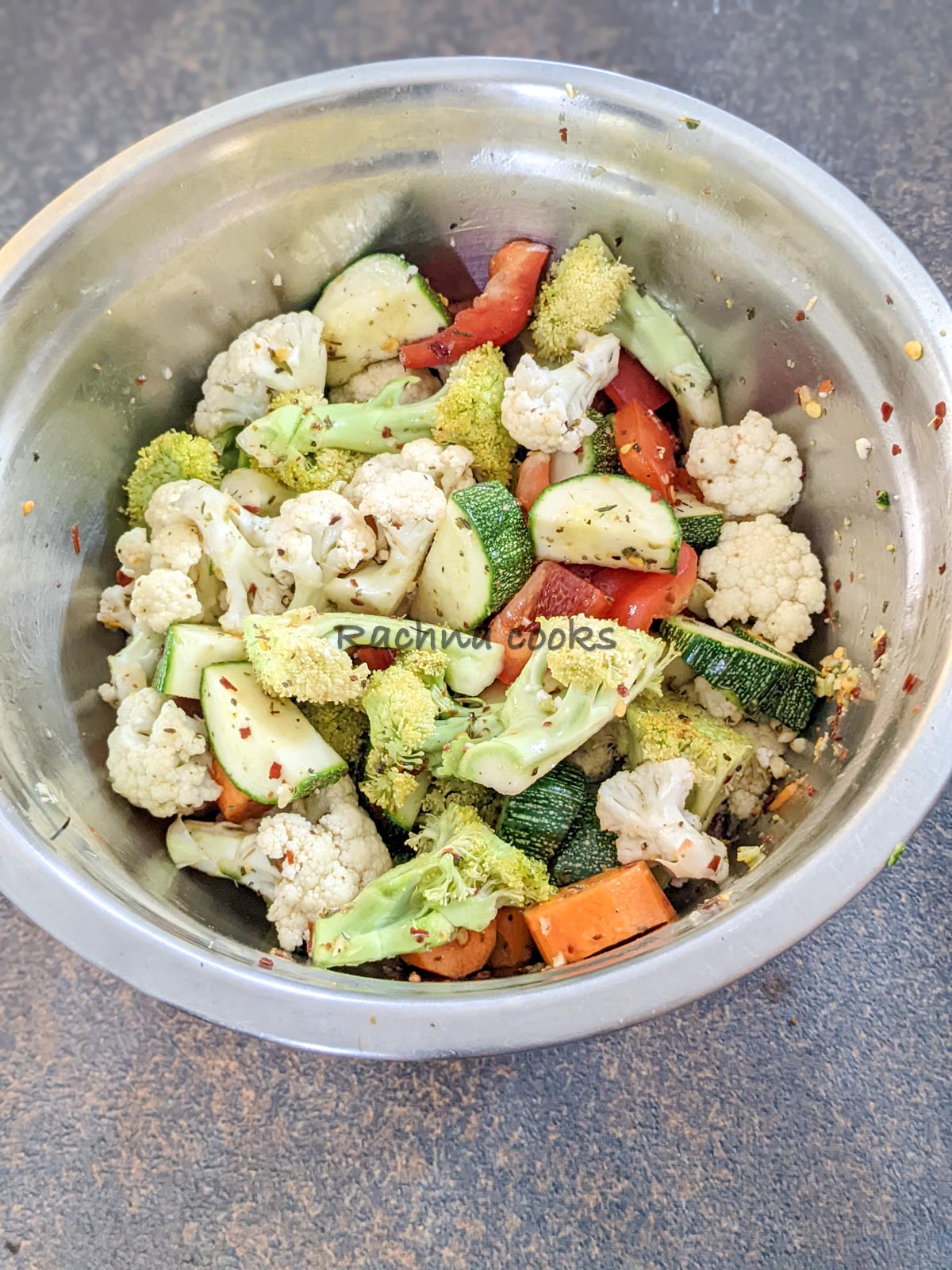 Air fryer Carrots and Cauliflower - Rachna cooks