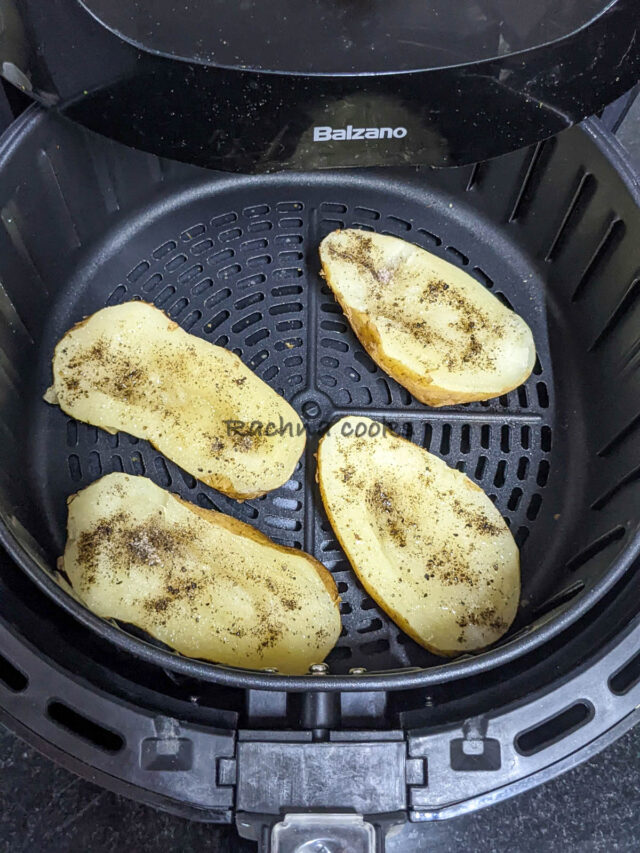 Air fryer Potato Skins - Rachna cooks
