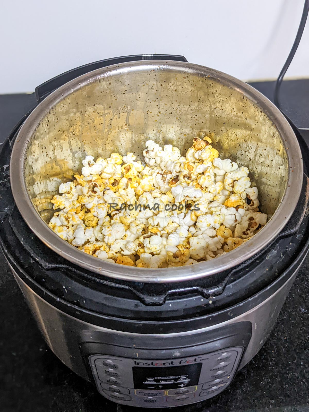 Popped corn in Instant pot