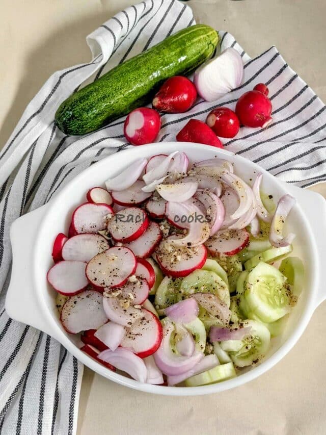 Cucumber Radish Salad Recipe