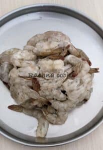 Air fryer Frozen Shrimp - Rachna cooks