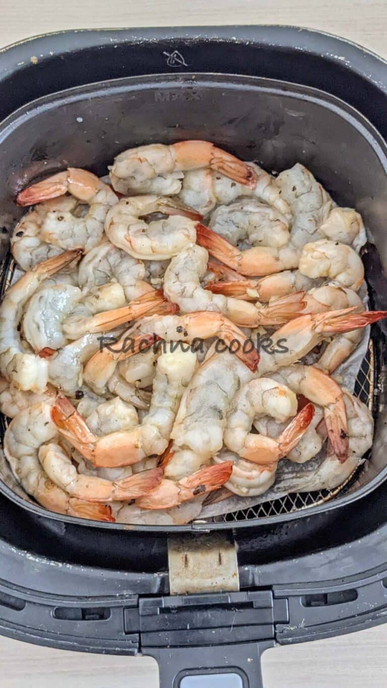 Air Fryer Frozen Shrimp Rachna Cooks