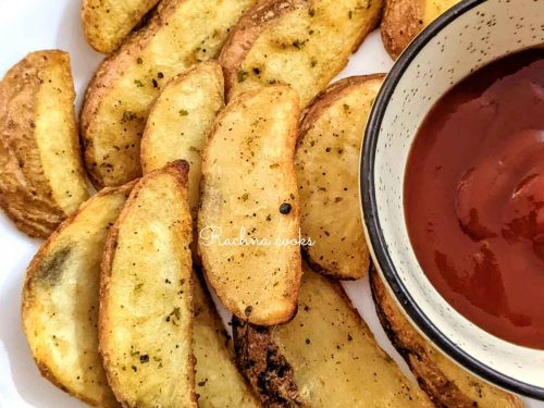 Frozen Potato Wedges in Air fryer