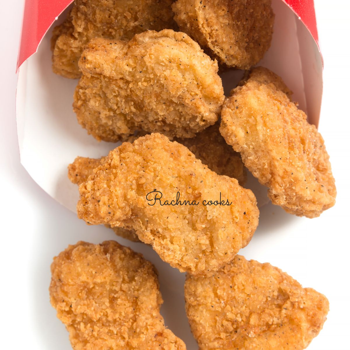 Close up of crunchy McDonald's McNuggets