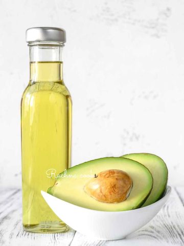 A bottle of avocado oil