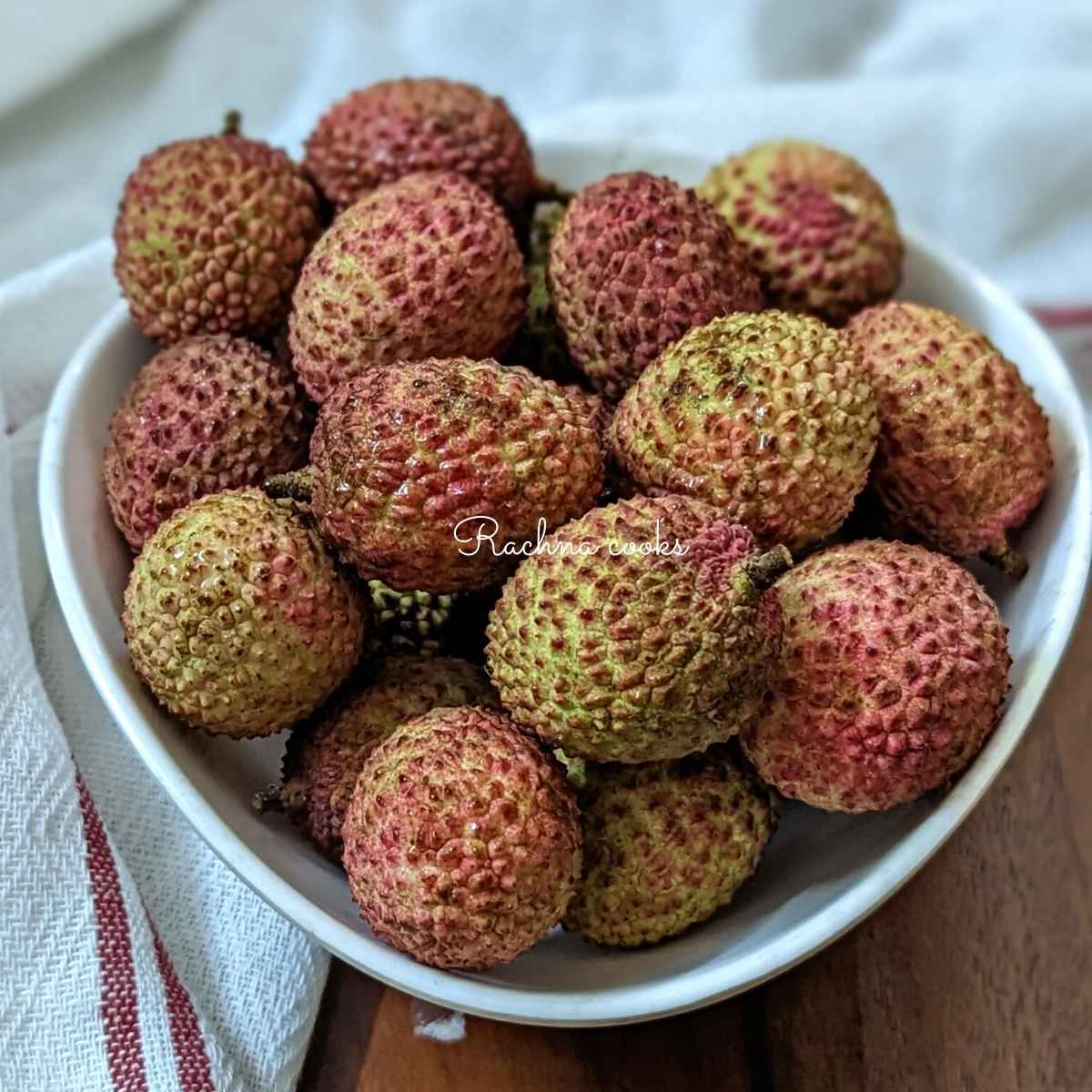 brown lychee fruit