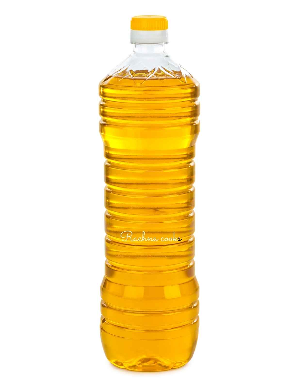 Oil in a tall bottle