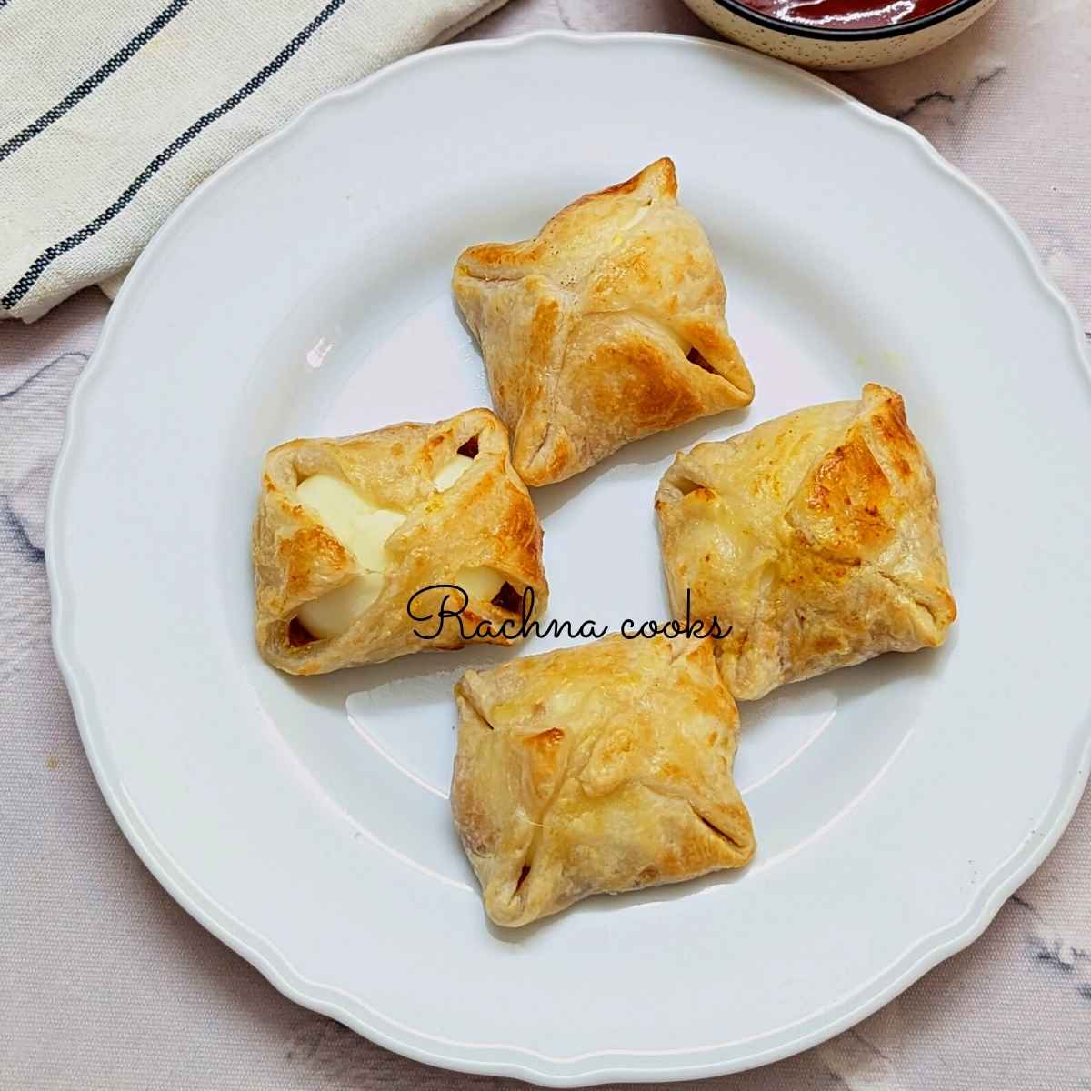 Air Fryer Egg Puffs (Baker Style Puff Recipe) - Pavanis Kitchen