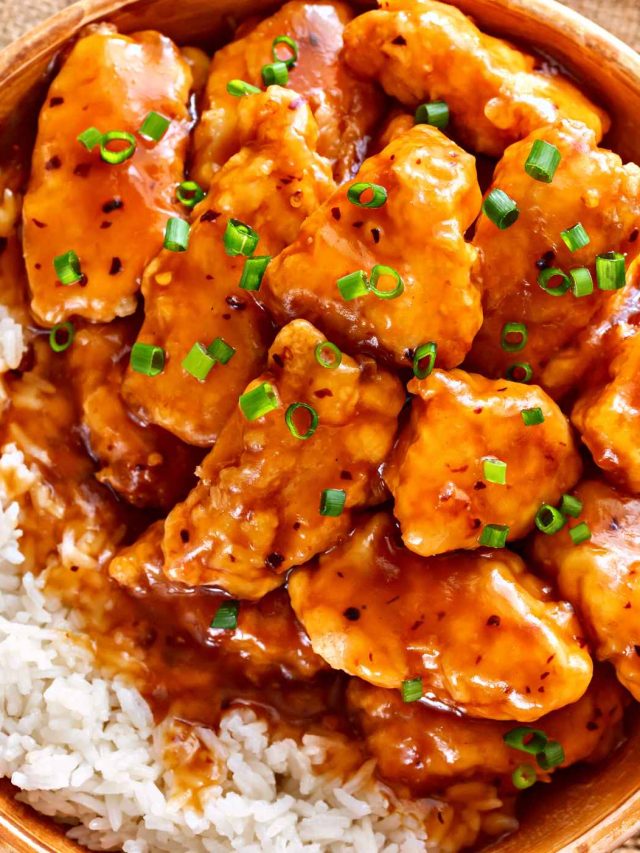 Orange Chicken in Air fryer